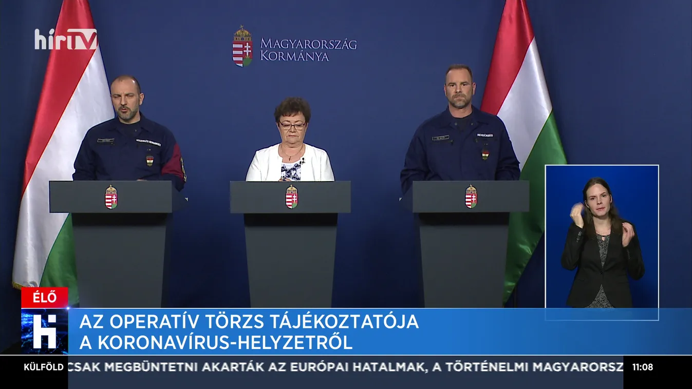 Továbbra is kedvező járványügyi helyzet van idehaza