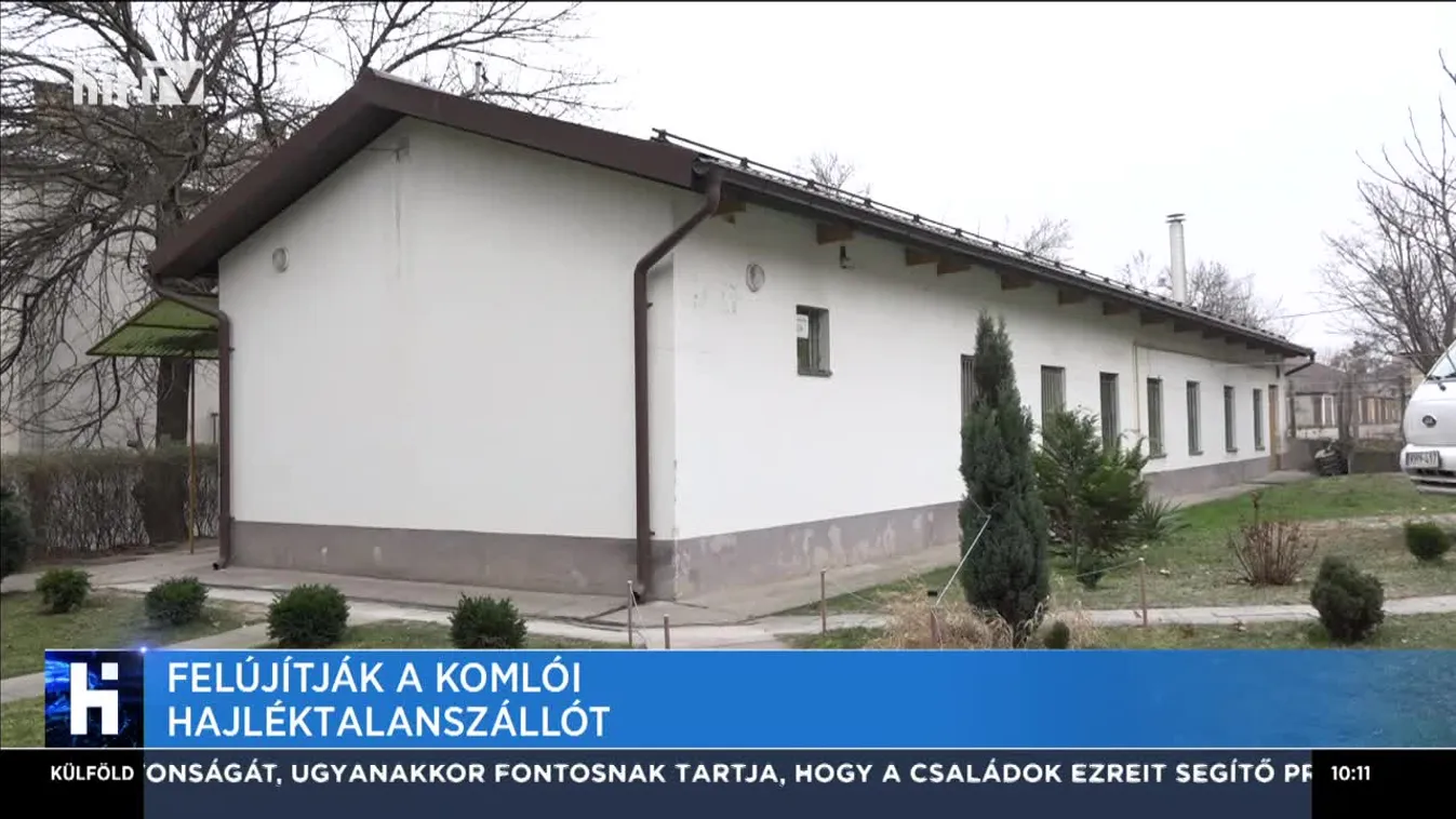 Felújítják a komlói hajléktalanszállót