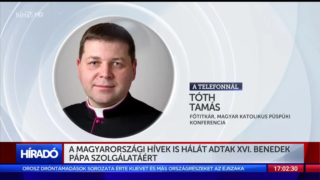 A magyarországi hívek is hálát adtak XVI. Benedek pápa szolgálatáért