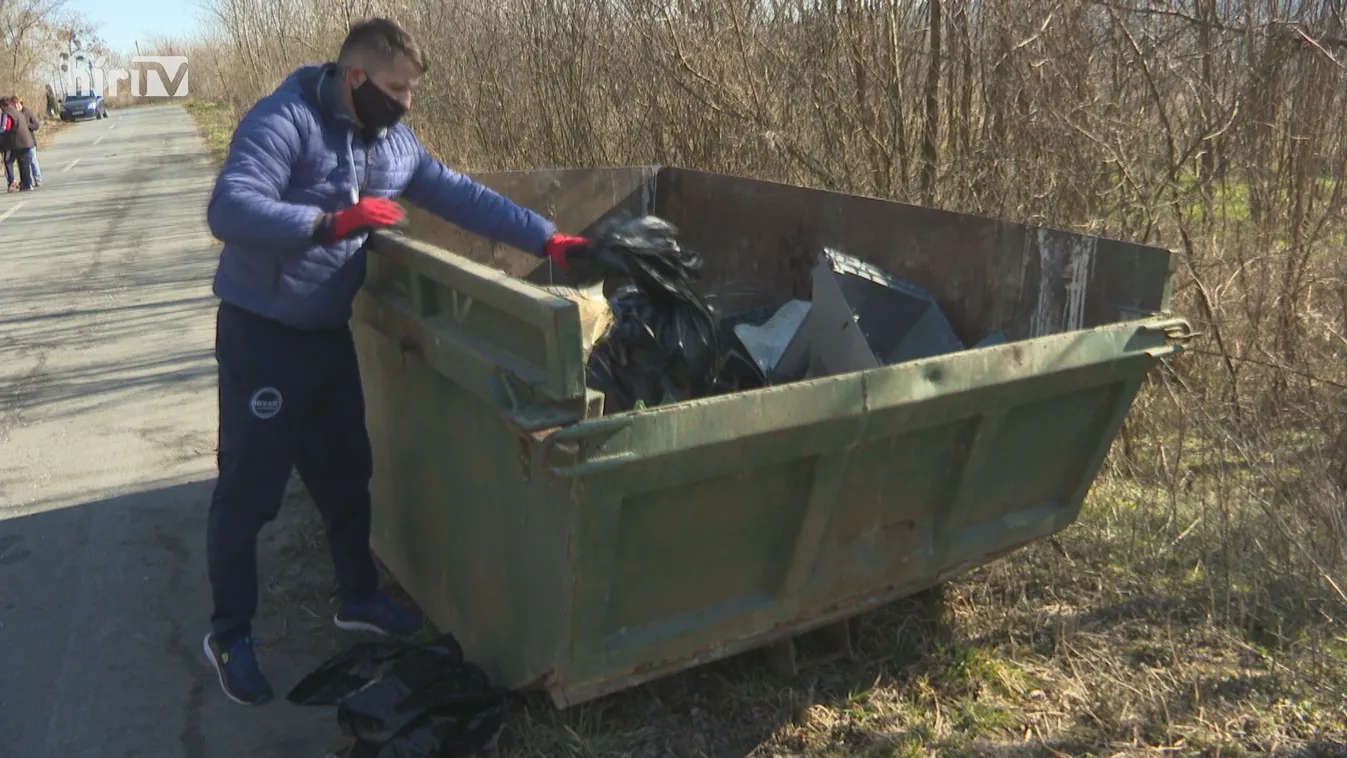 Közösségi szemétszedést szerveztek Zalaegerszegen