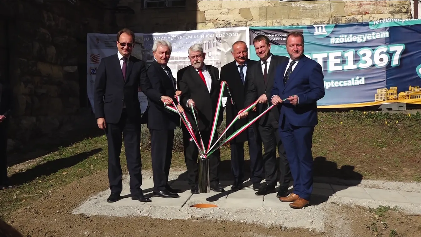 Letették a Nemzeti Reprodukciós Módszertani Központ alapkövét Pécsett