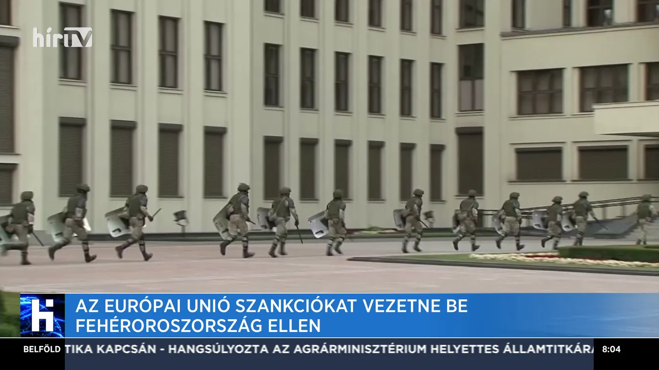 Az Európai Unió szankciókat vezetne be Fehéroroszország ellen