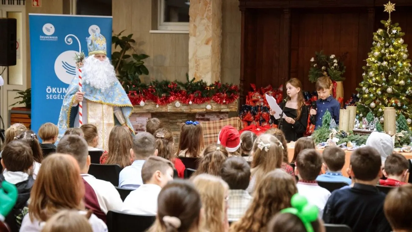 Mikulással ünnepeltek az ukrajnai menekült gyerekek