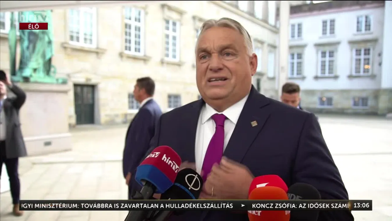 Orbán Viktor exkluzív sajtótájékoztatója Koppenhágában