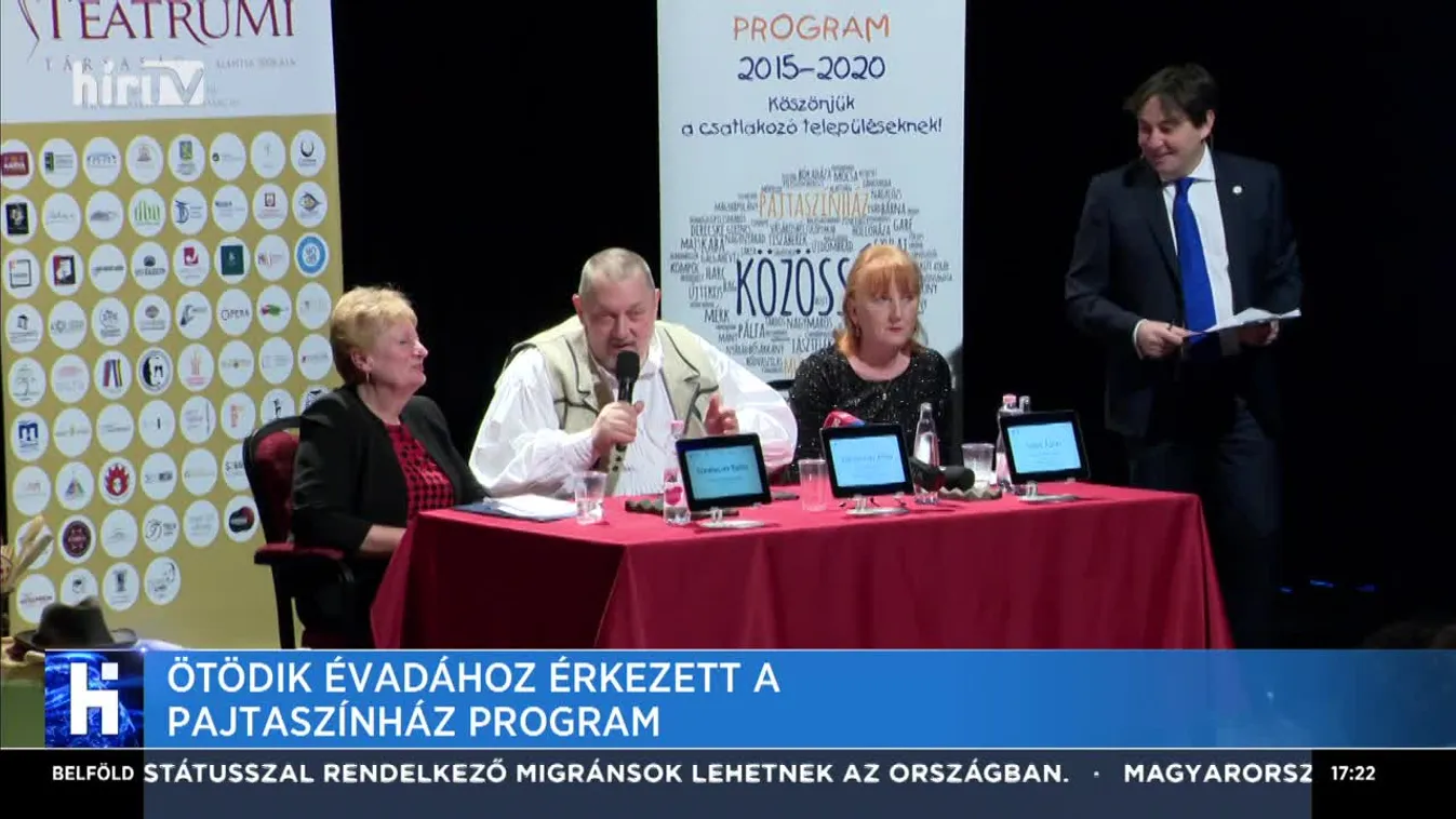 Ötödik évadához érkezett a Pajtaszínház Program