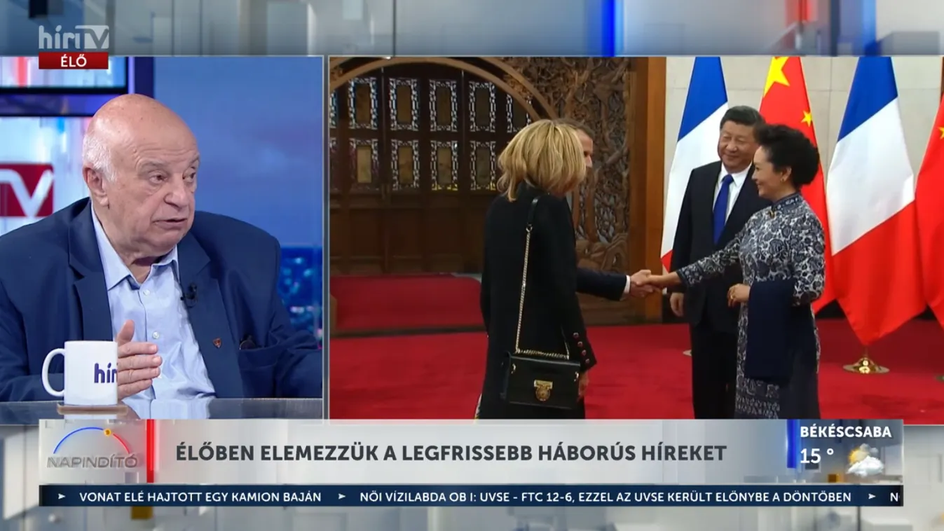 Háború Ukrajnában és Izraelben: Tárgyal a kínai elnök a háborúpárti Macronnal + videó