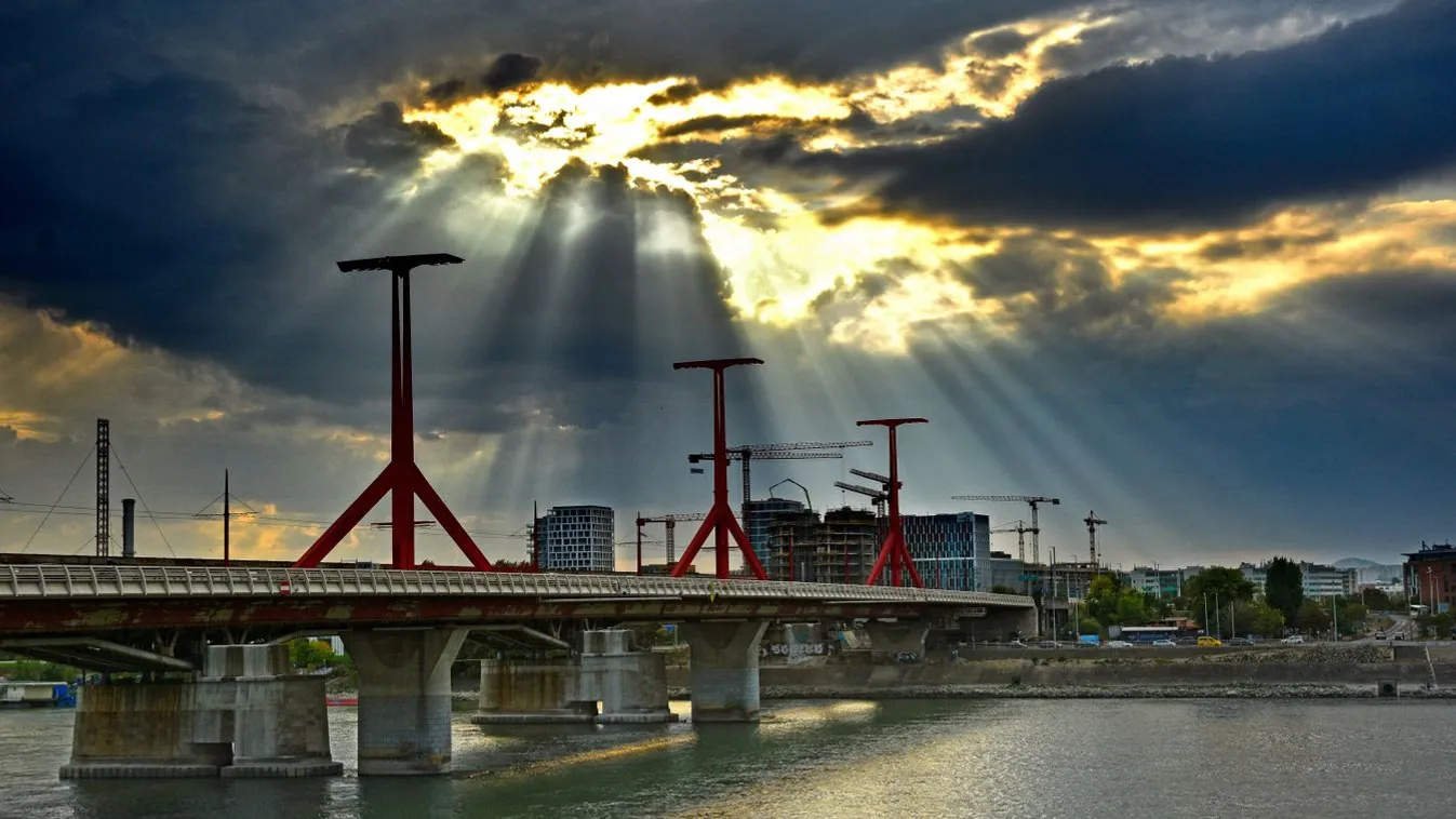 Kánikula után viharos szél és eső kedden