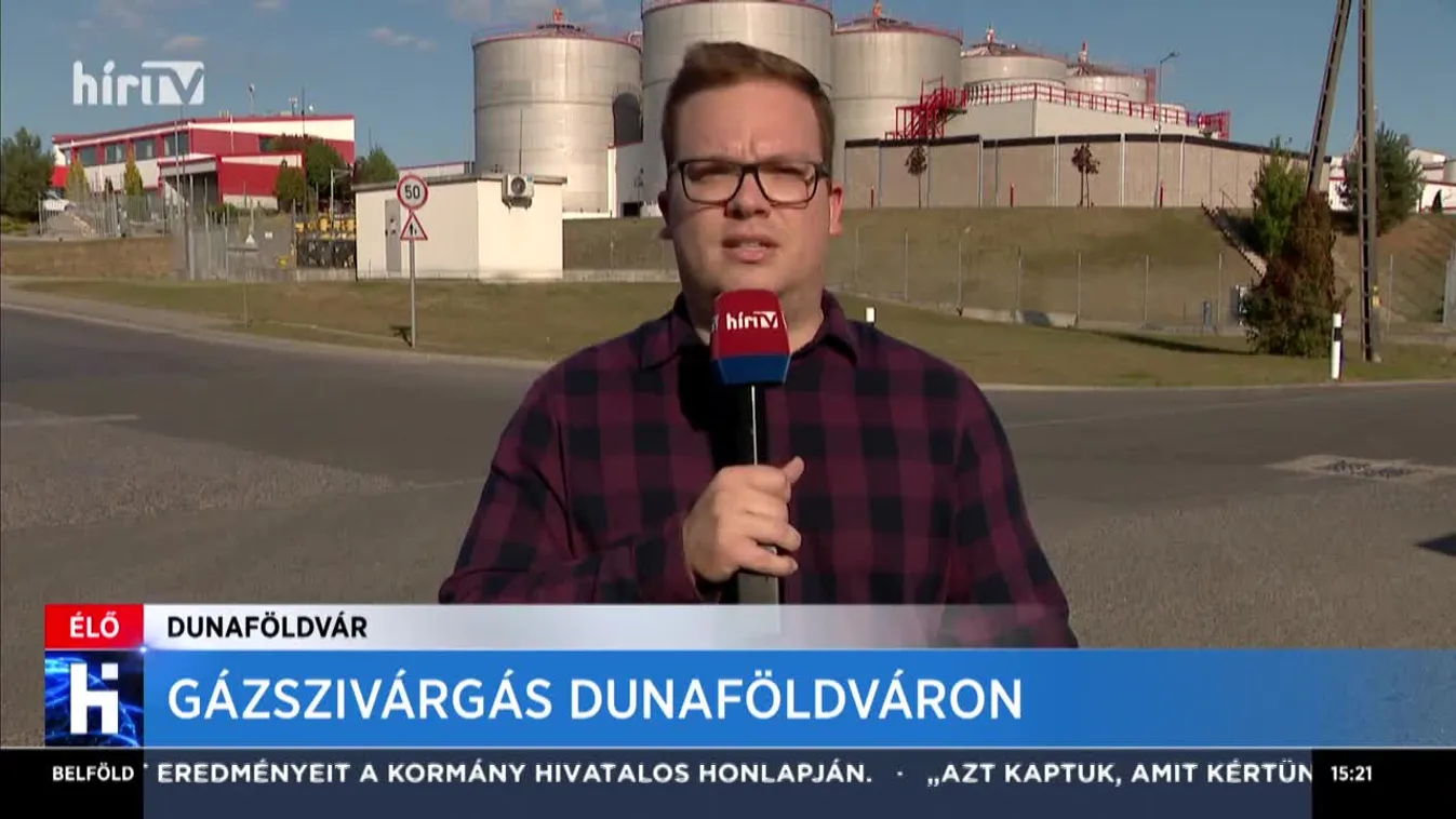 Gázszivárgás Dunaföldváron