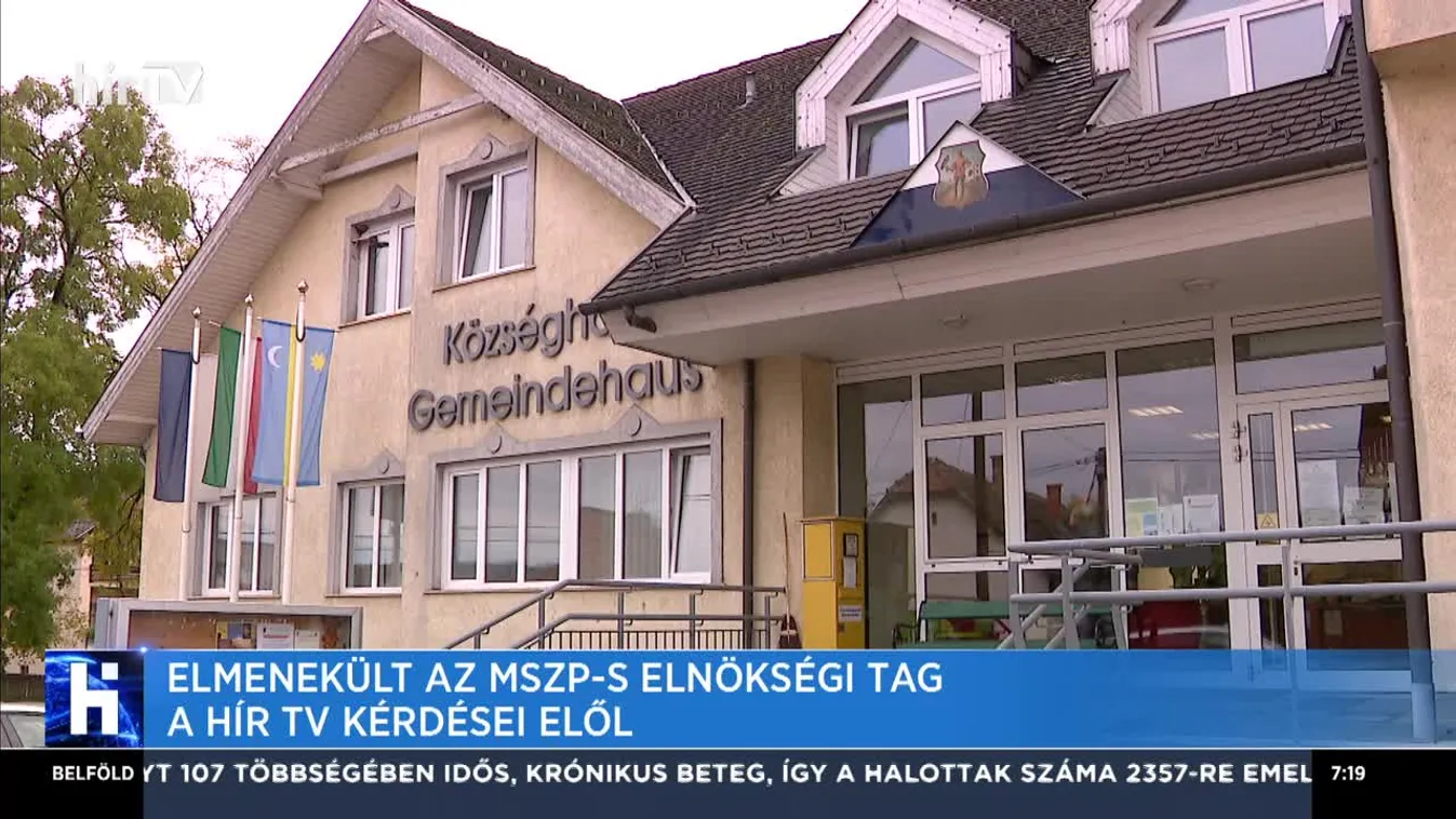 Elmenekült az MSZP-s elnökségi tag a Hír TV kérdései elől