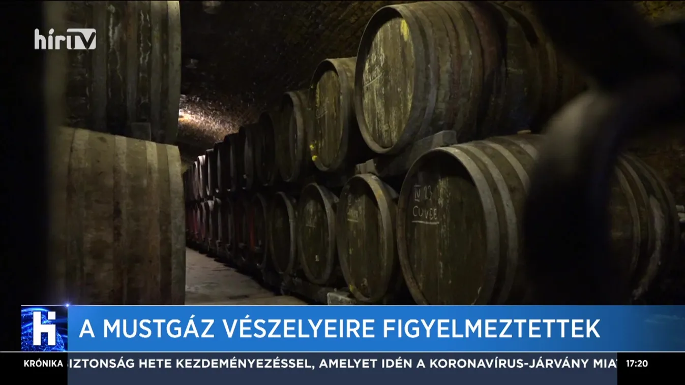 A mustgáz veszélyeire figyelmeztettek