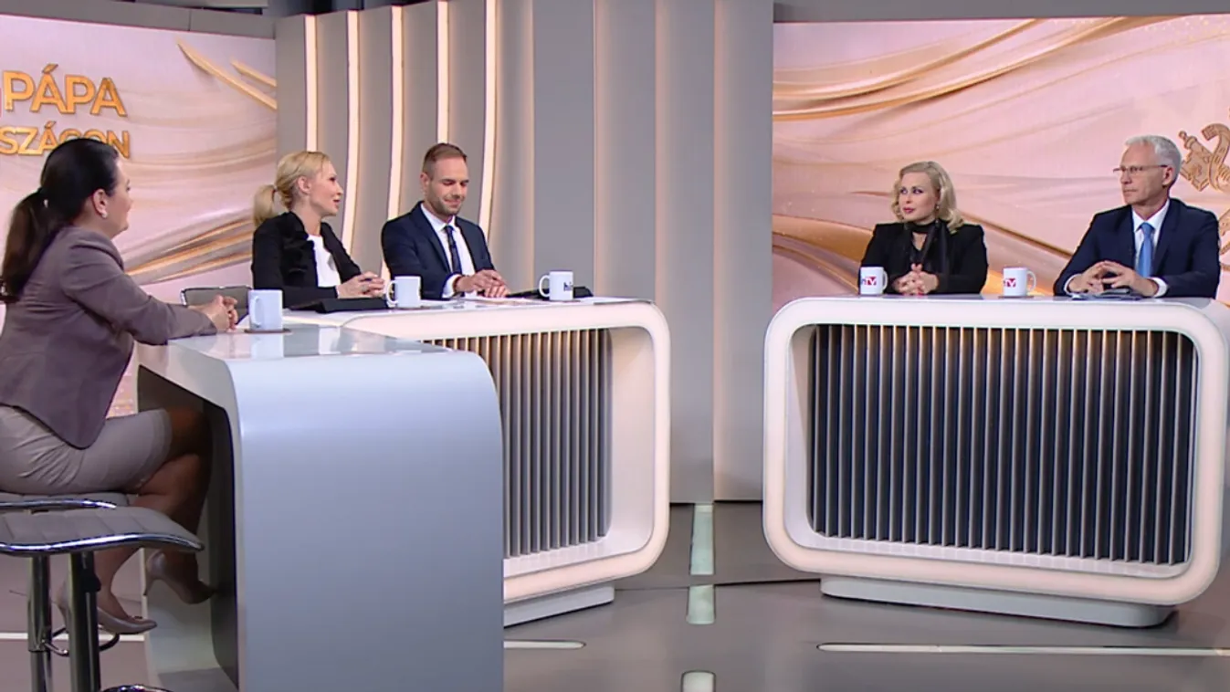 A papság és a szerzetesség képviselőivel találkozik a pápa a Szent István-bazilikában