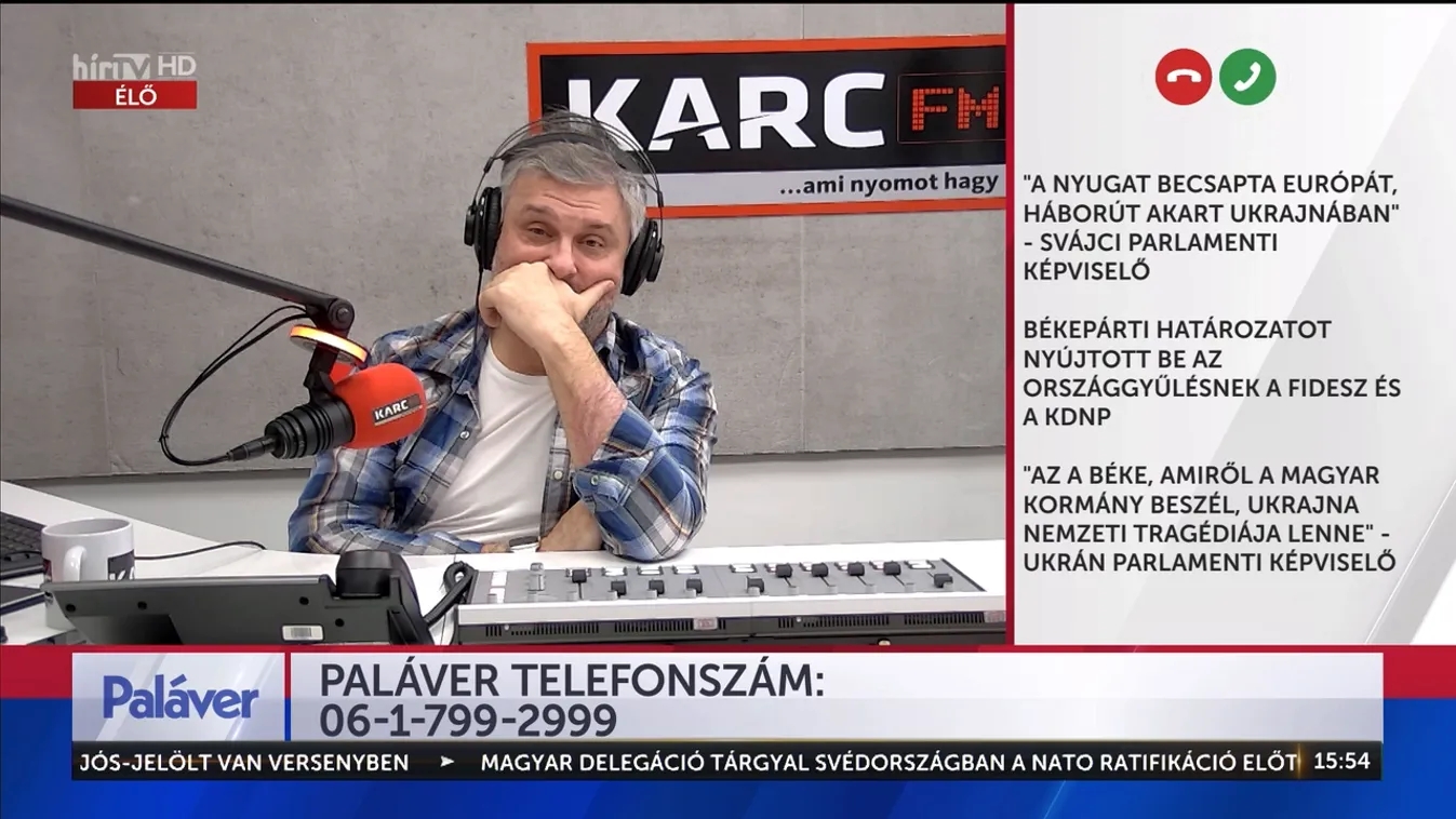 Paláver: Békepárti határozatot nyújtott be az Országgyűlésnek a Fidesz és a KDNP