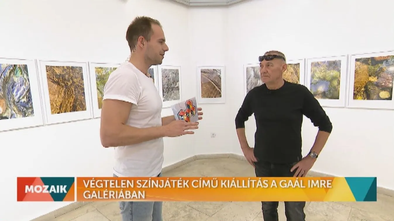 Mozaik - Végtelen színjáték című kiállítás a Gaál Imre Galériában