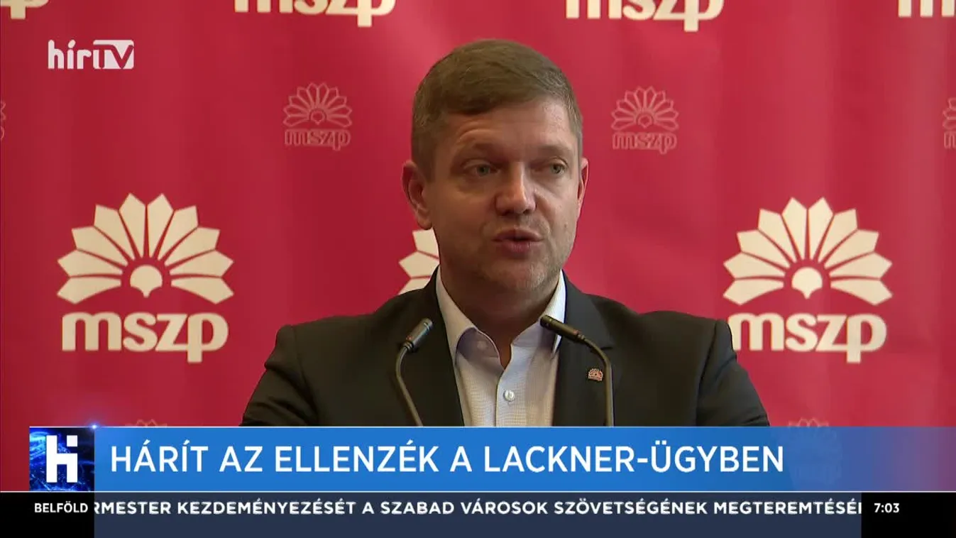 Hárít az ellenzék a Lackner-ügyben