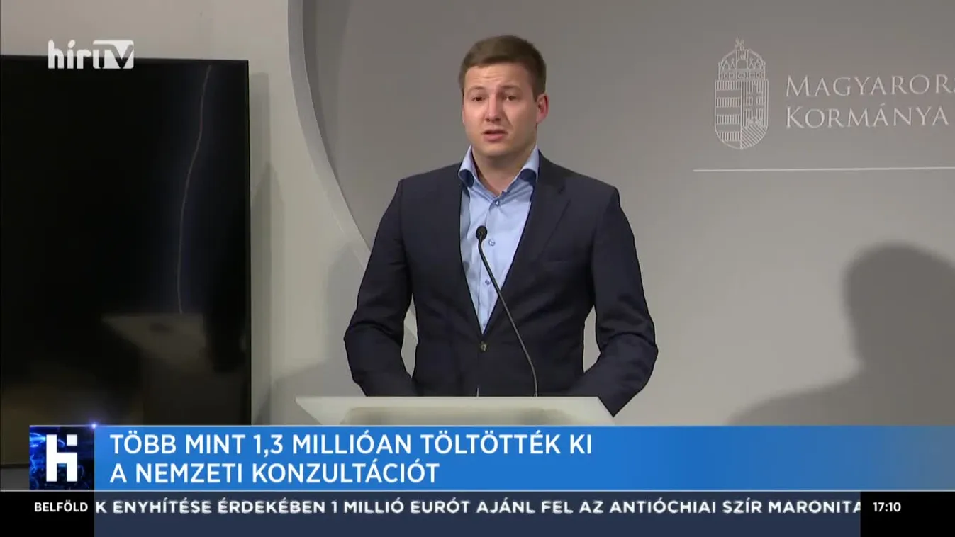 Több mint 1,3 millióan töltötték ki a nemzeti konzultációt