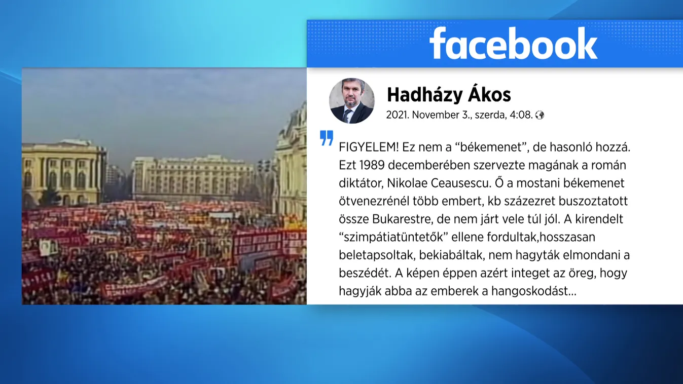 Hadházy Ákos: A békemenet olyan volt, mint Ceausescu utolsó tömegrendezvénye