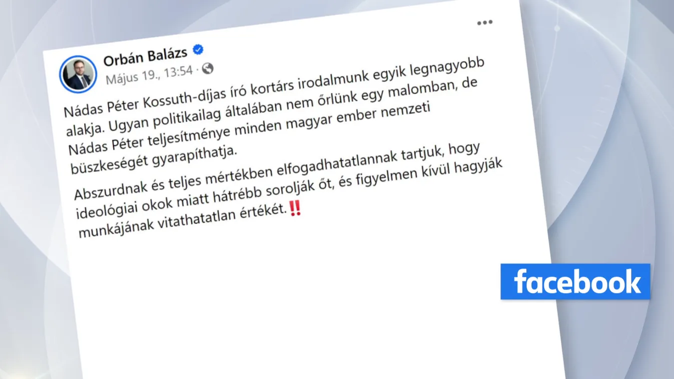 A baloldali liberális elit nem állt ki Nádas Péter mellett + videó