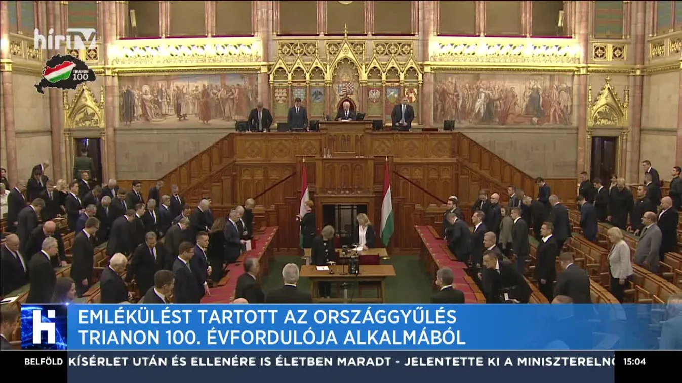 Emlékülést tartott az Országgyűlés