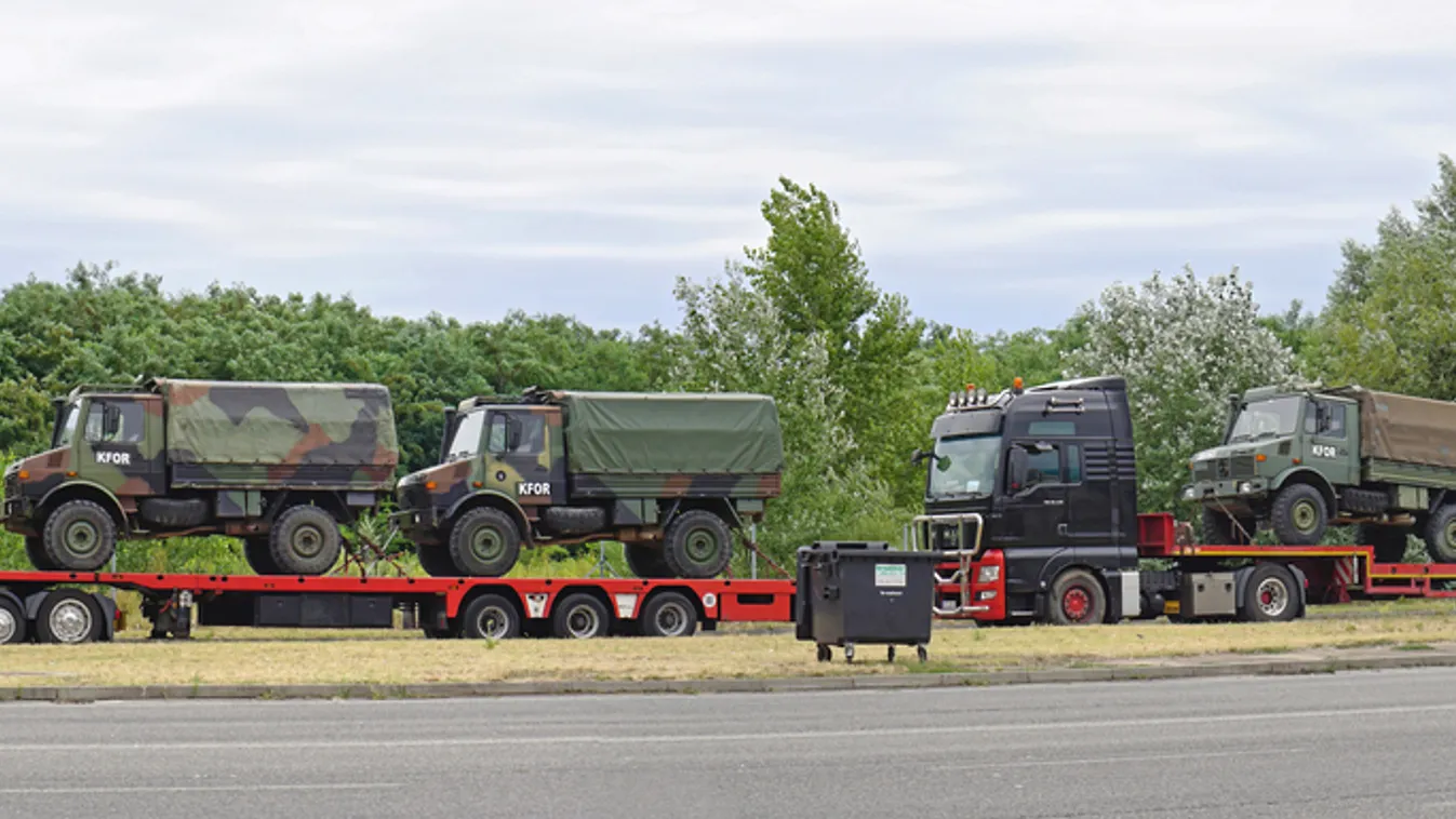 Megnövekedett katonai járműforgalom várható