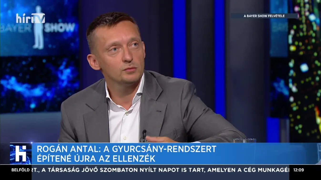 Rogán Antal: A Gyurcsány-rendszert építené újra az ellenzék