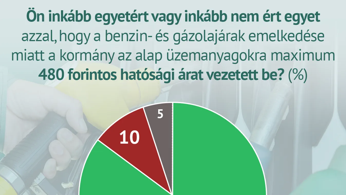 A magyarok 85 százaléka üdvözli a benzinár-stopot