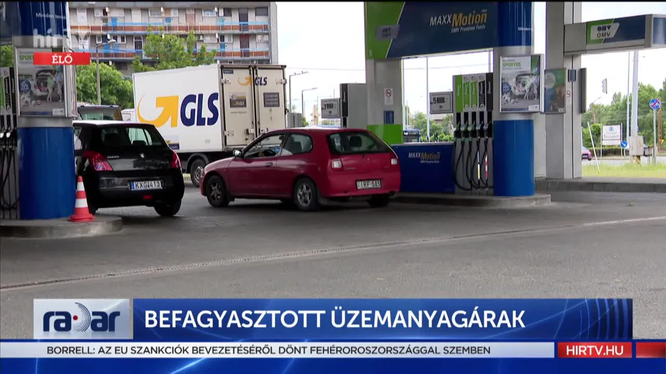 Radar: Befagyasztott benzinárak