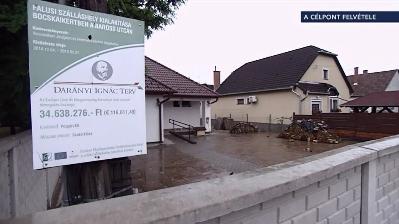 Vendégházra kapták a pénzt, a polgármester családi házként használja