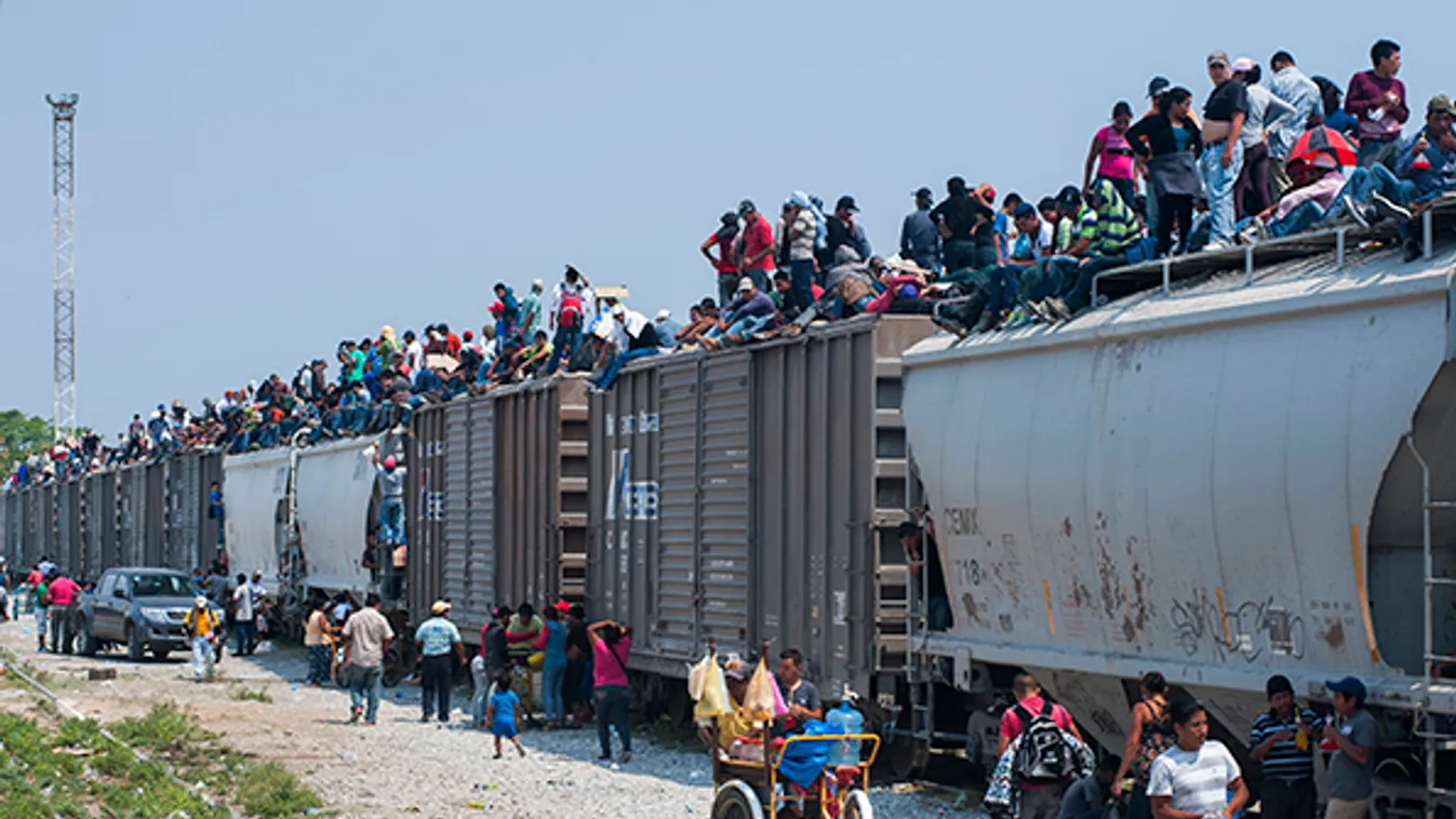 Migránskaraván Mexikóban