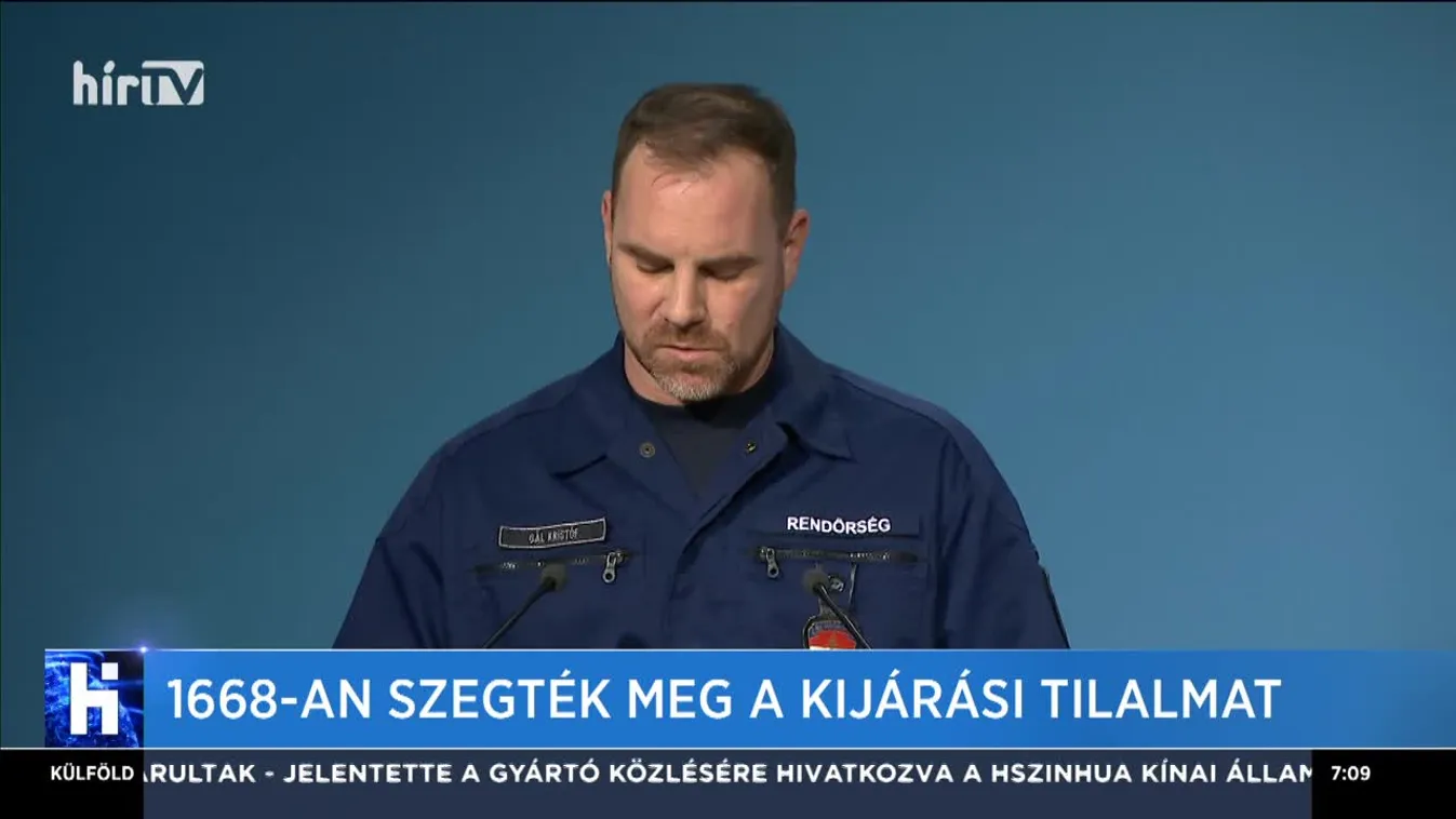 1668-an szegték meg a kijárási tilalmat