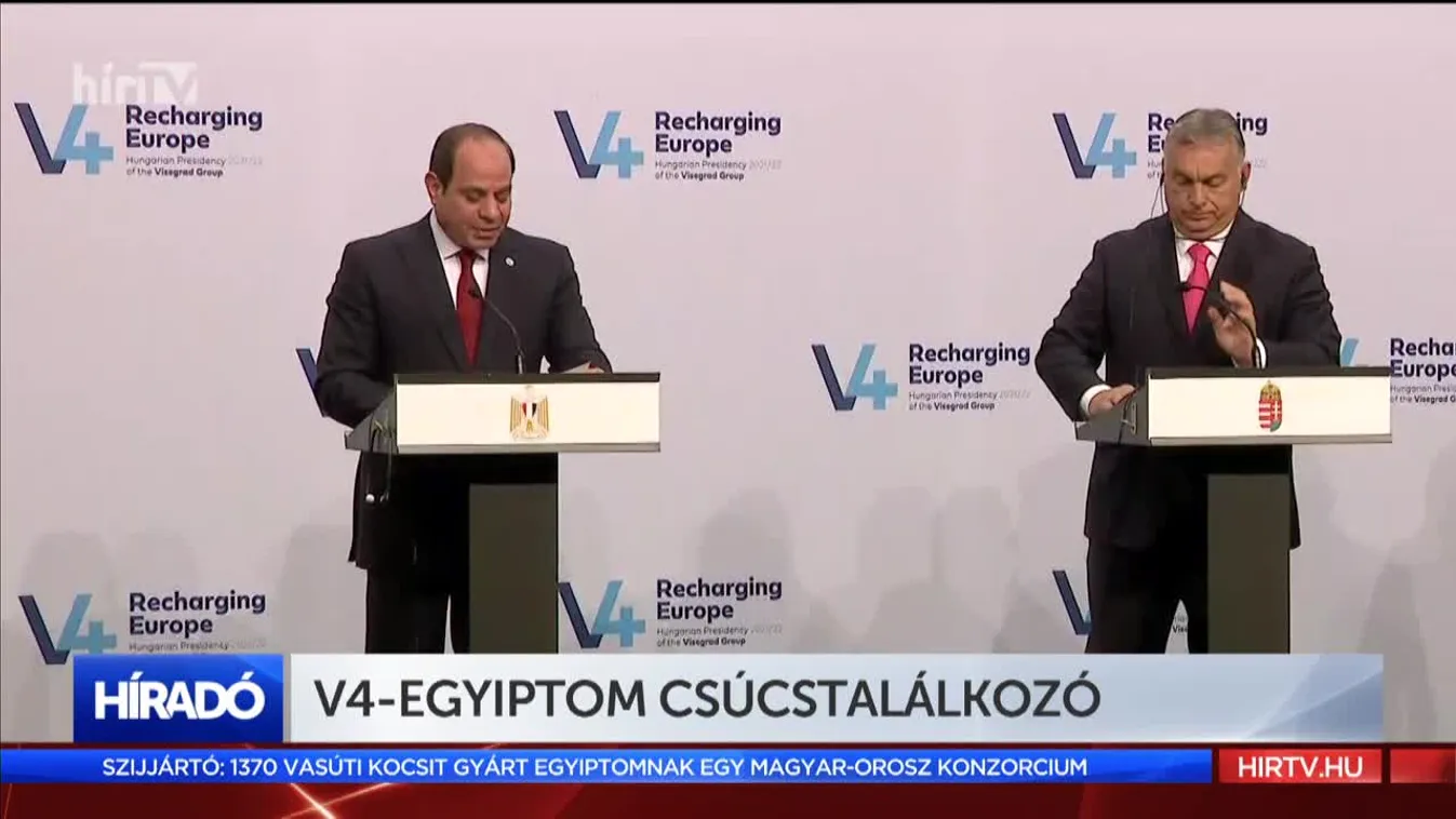 Orbán Viktor: Egyiptom megerősödésére van szükség