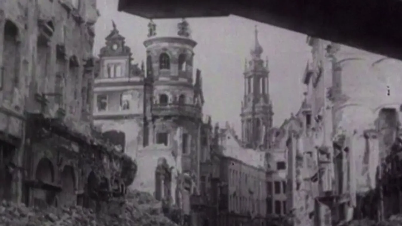 A drezdai bombázások áldozataira emlékeztek