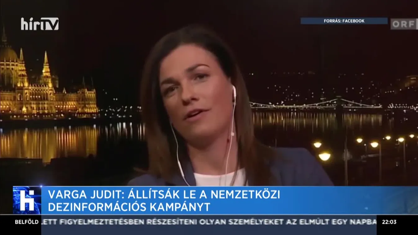 Varga Judit: Állítsák le a nemzetközi dezinformációs kampányt