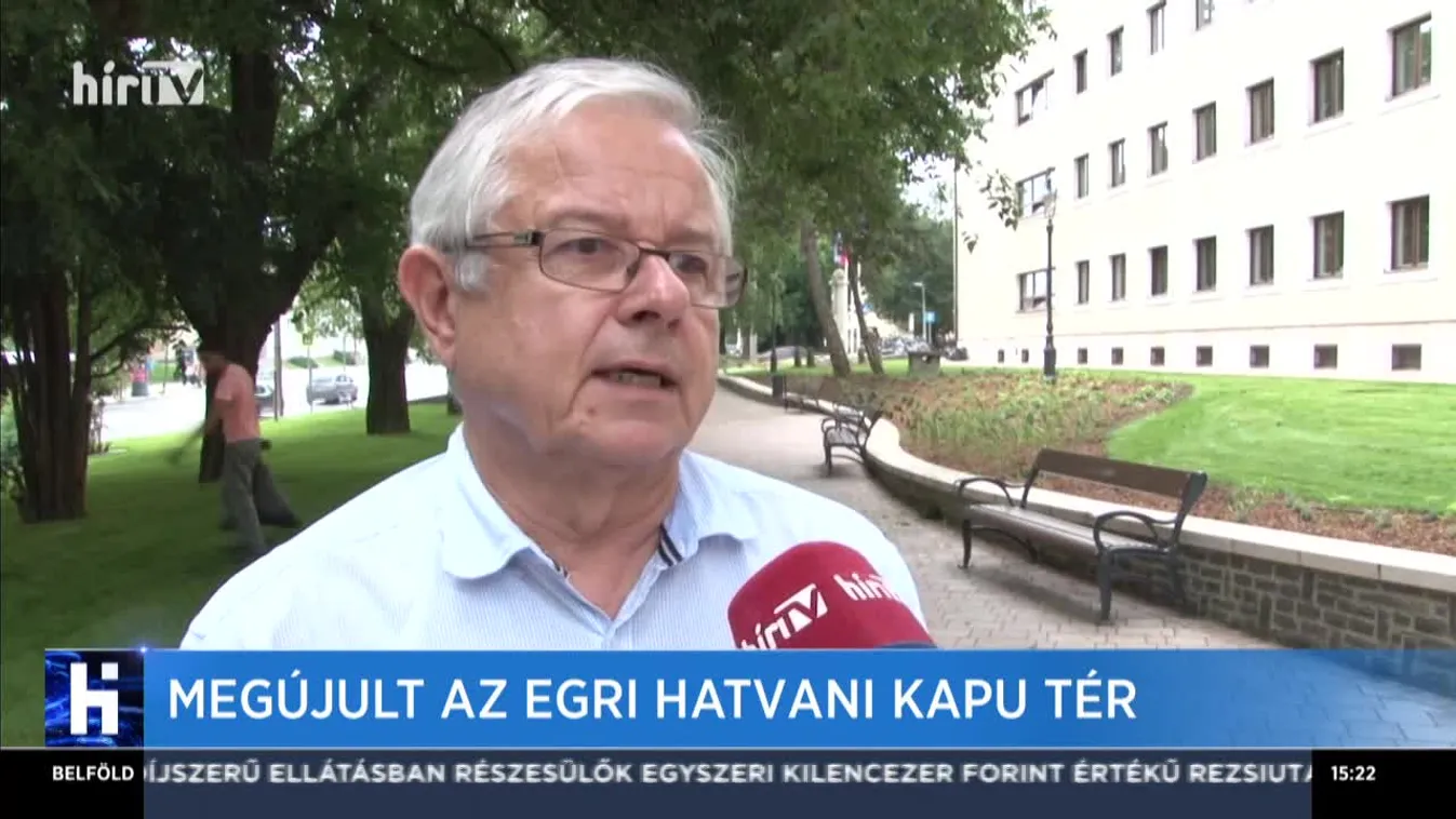 Megújult az egri Hatvani kapu tér