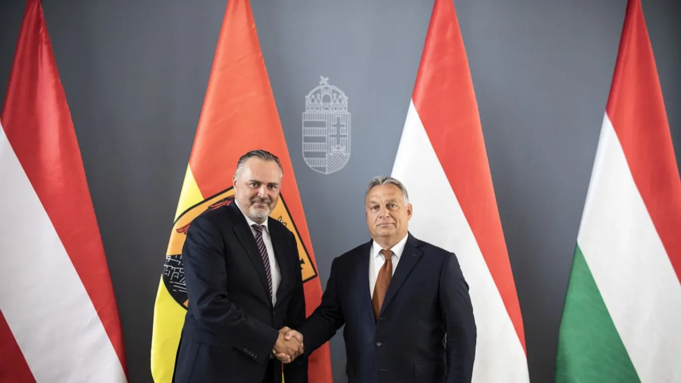 Burgenland vezetőjét fogadta Orbán Viktor