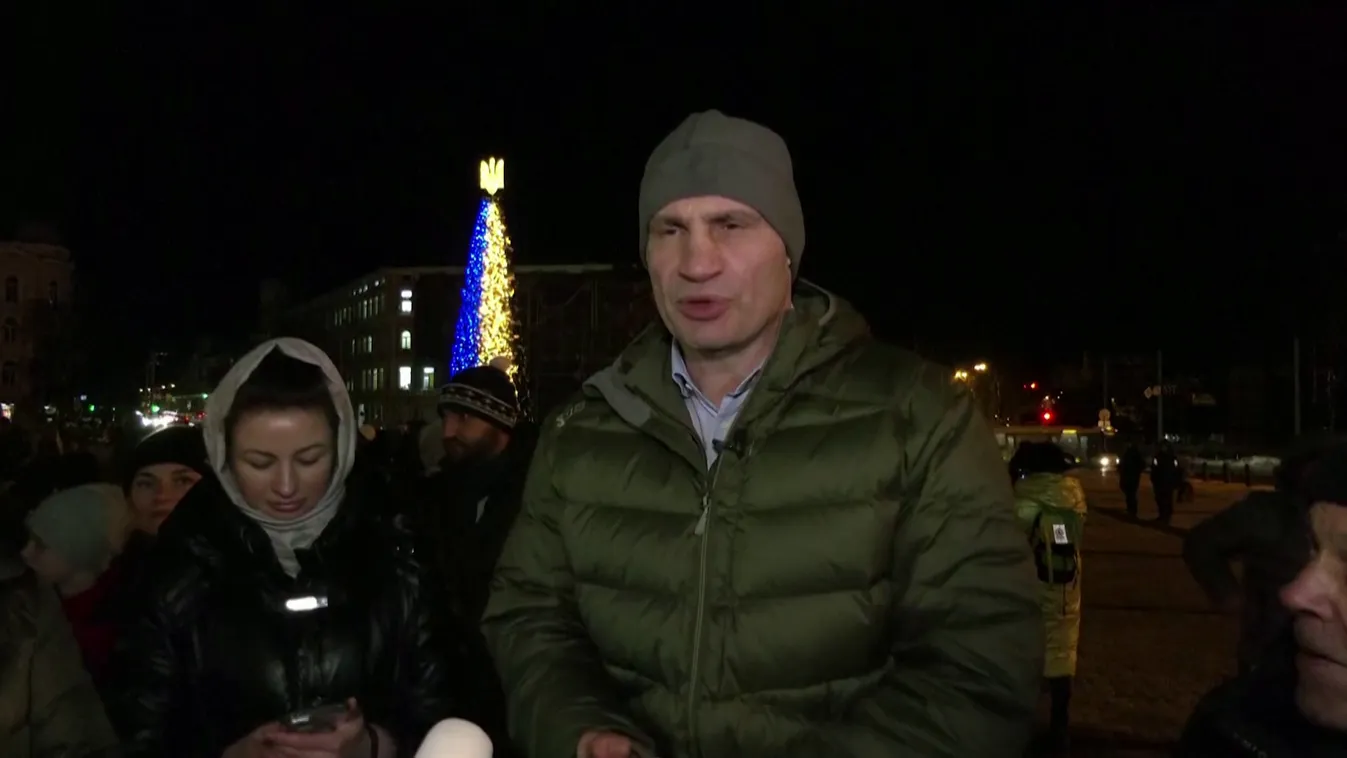 Radar - Karácsonyfát állítottak Kijevben