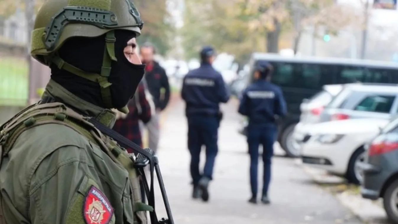 A szerb rendőrség megszállta Horgost, összegyűjtötték a lövöldöző migránsokat