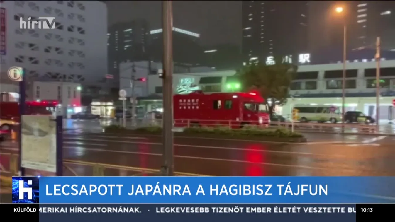 Lecsapott Japánra a Hagibisz tájfun
