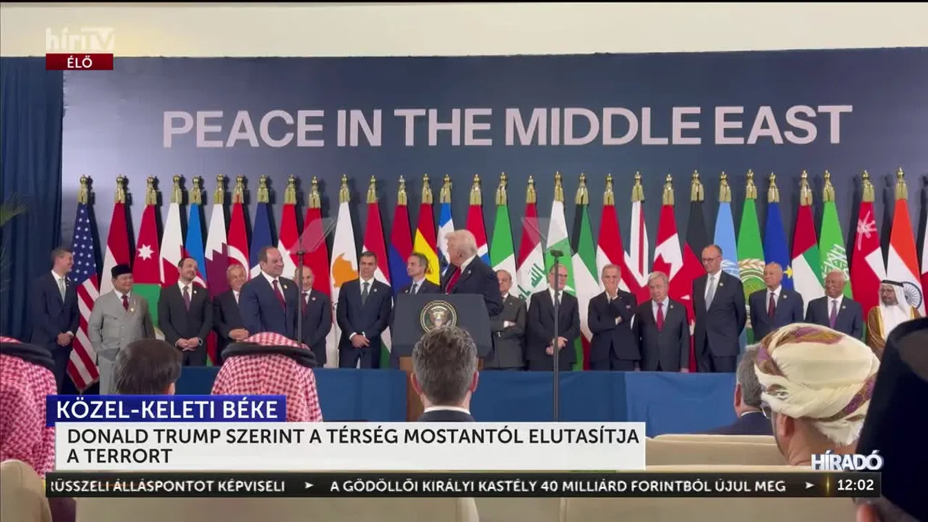 DONALD TRUMP SZERINT A TÉRSÉG MOSTANTÓL ELUTASÍTJA A TERRORT