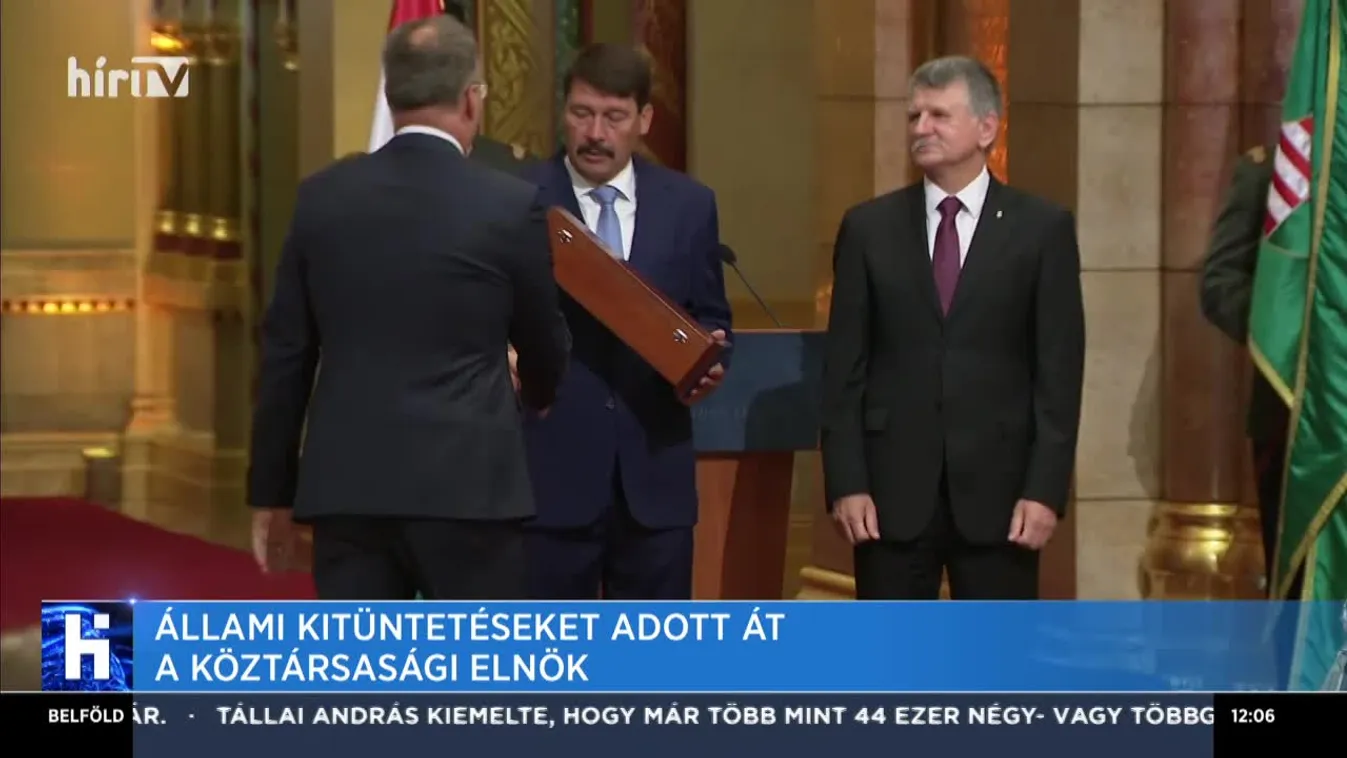 Átadták a Kossuth- és Széchenyi-díjakat