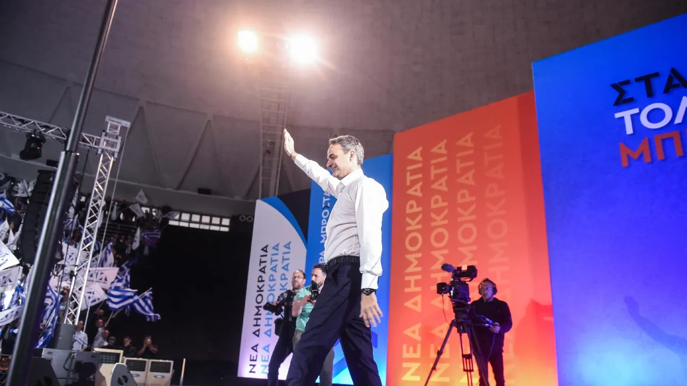 Nagyarányú győzelmet arattak a konzervatívok Görögországban