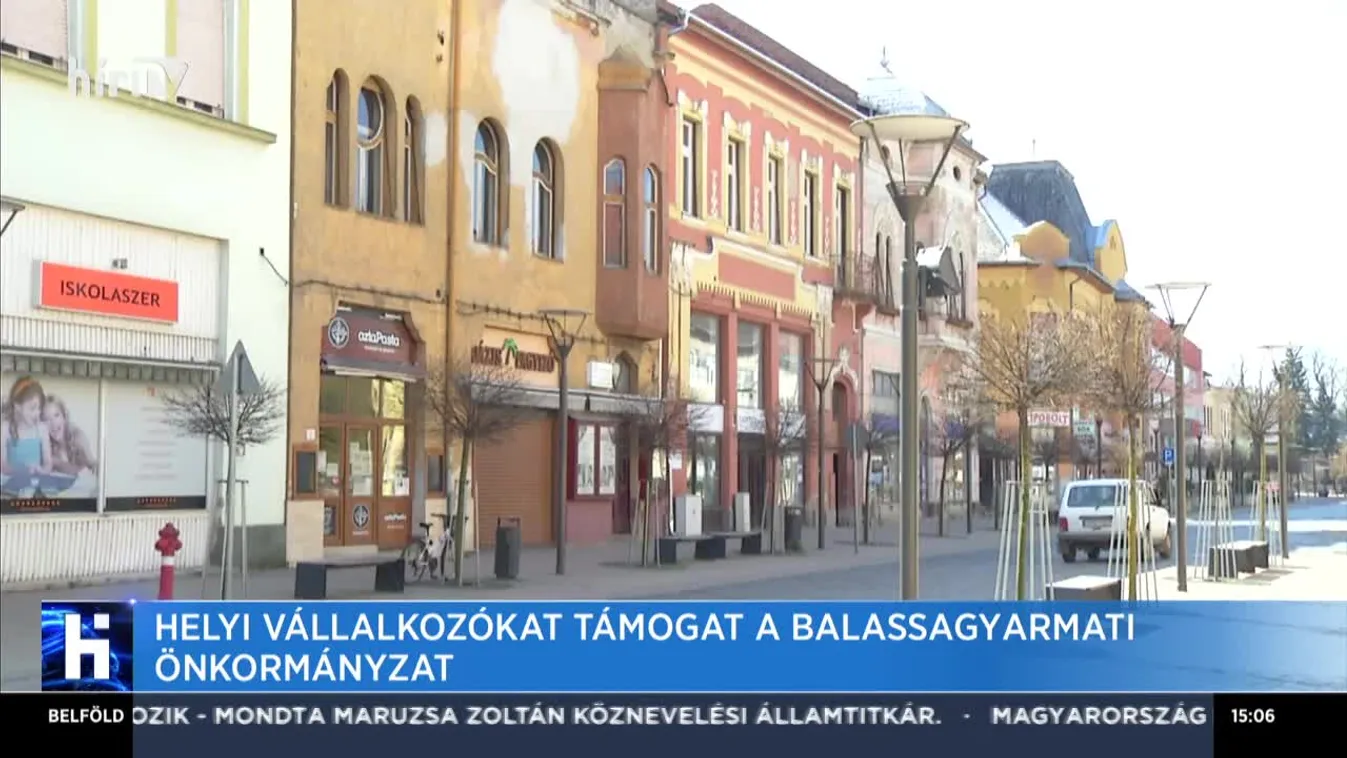 Helyi vállalkozókat támogat a balassagyarmati önkormányzat