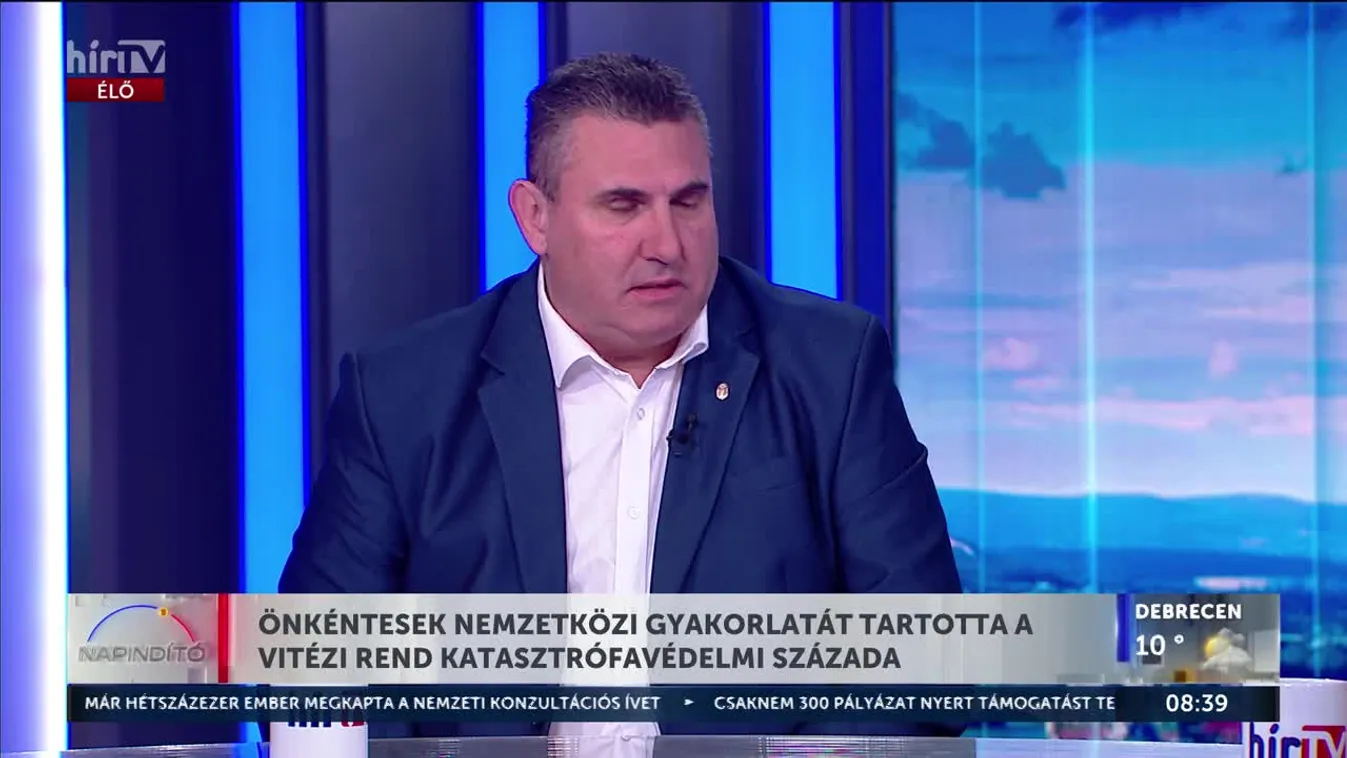 Önkéntes nemzetközi gyakorlatát tartotta a Vitézi Rend Katasztrófavédelmi Százada