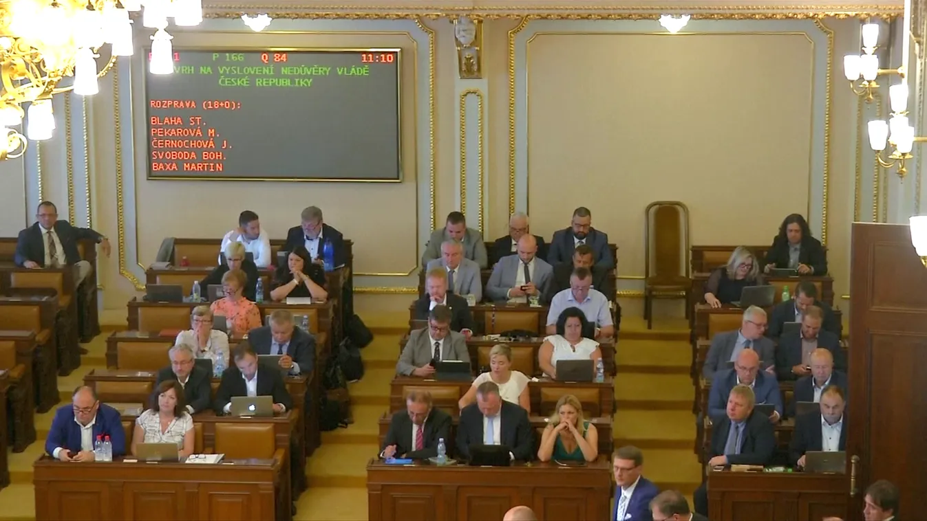 Helyén marad a Cseh kormány, elbukott a bizalmatlansági indítvány