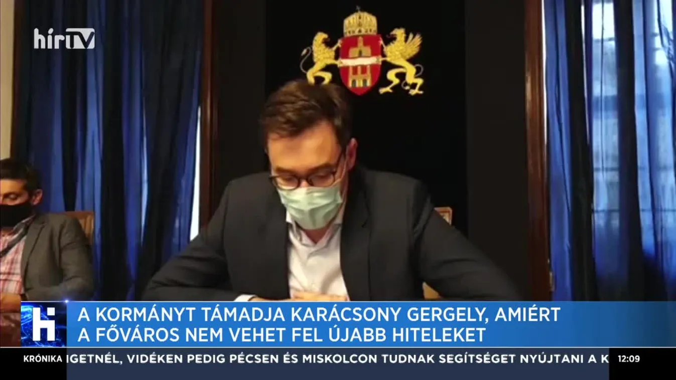 A kormányt támadja Karácsony Gergely, amiért a főváros nem vehet fel újabb hiteleket