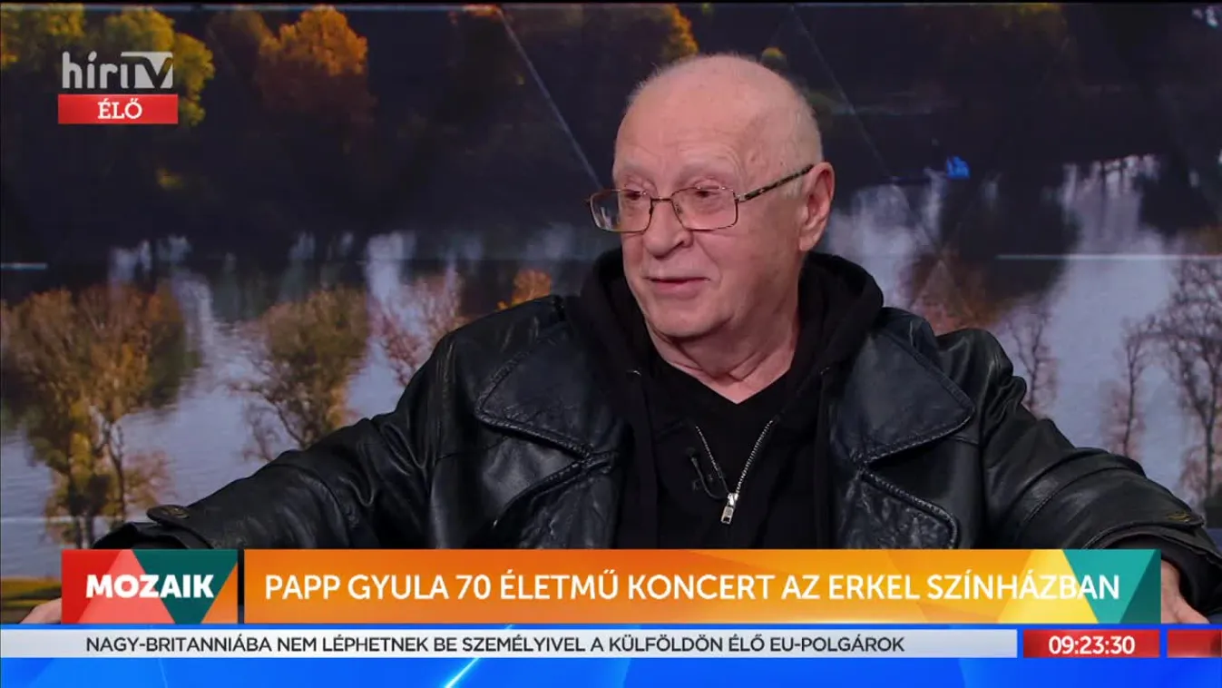 Mozaik: Papp Gyula 70 életmű koncert az Erkel Színházban
