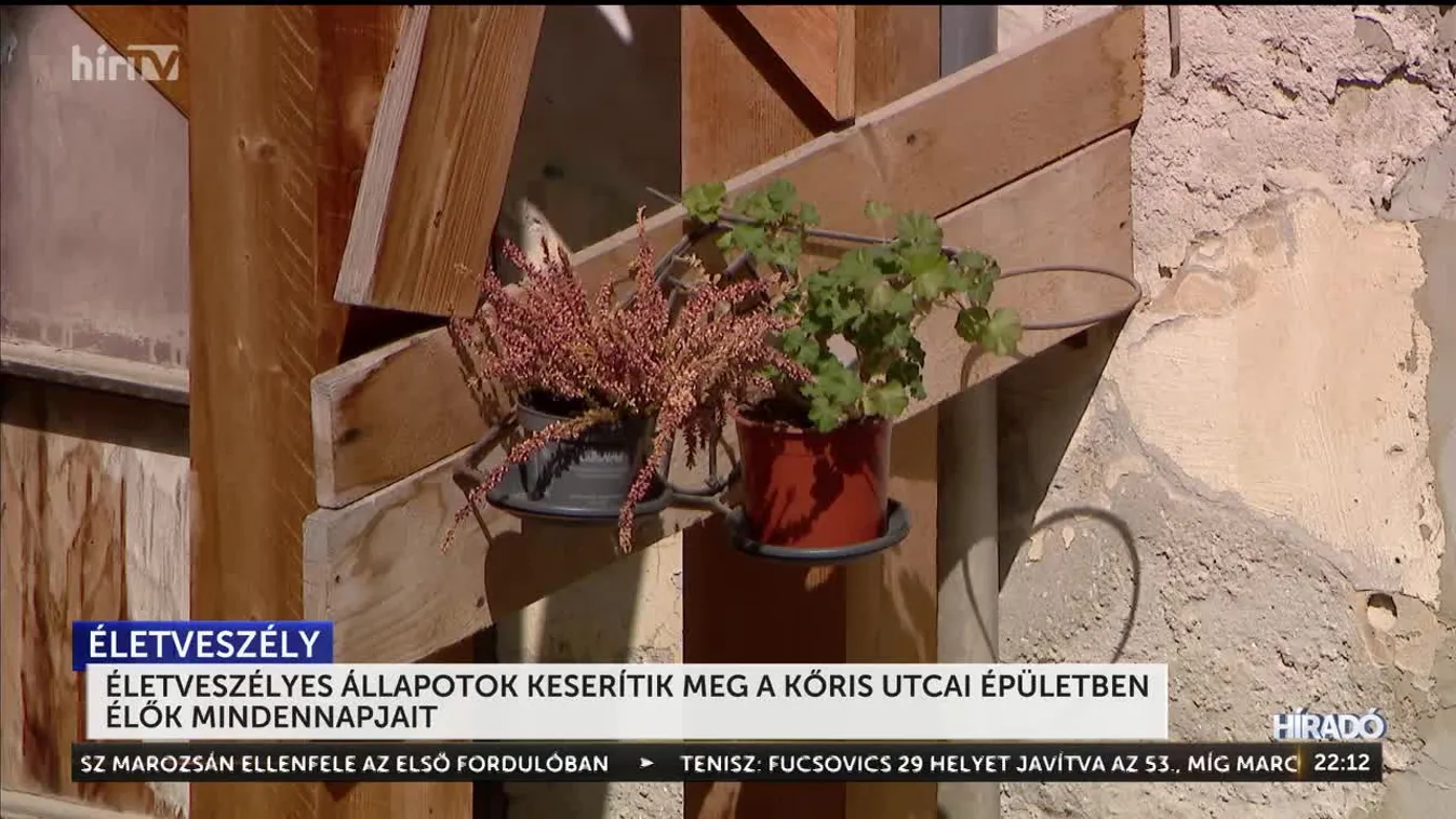 Életveszélyes állapotok keserítik meg a Kőris utcai épületben élők mindennapjait + videó