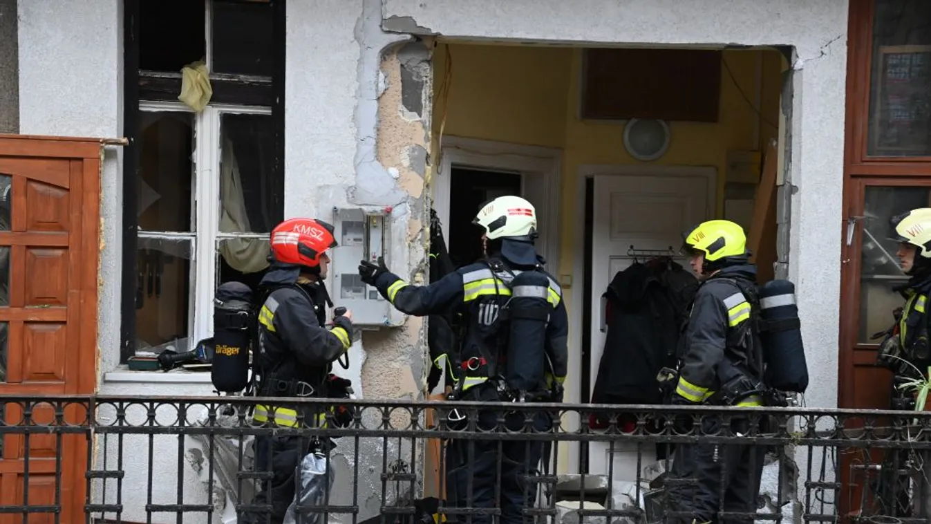 Robbanás történt egy józsefvárosi lakásban