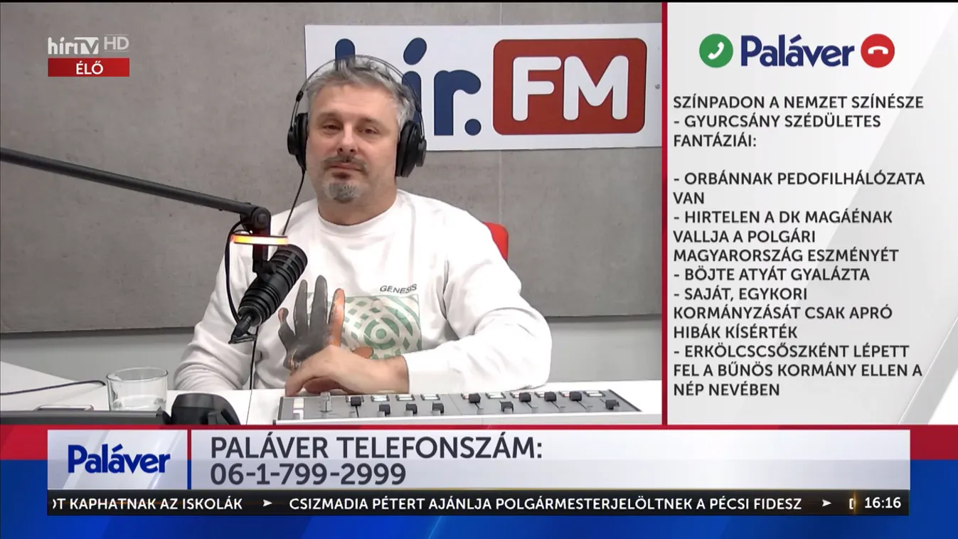 Paláver: Színpadon a "nemzet színésze", avagy Gyurcsány szédületes fantáziái + videó