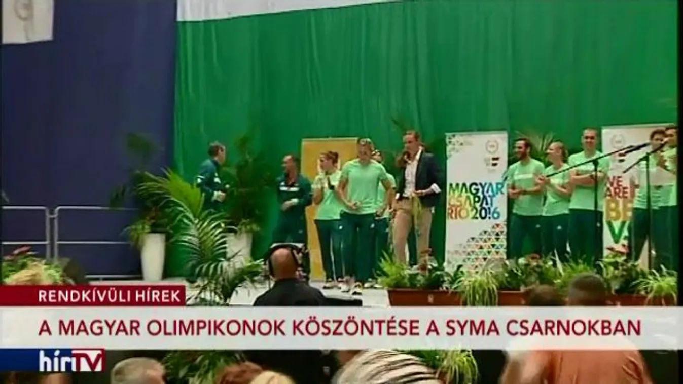 Hazatért az aranygép, a magyar olimpikonokat ünnepelték