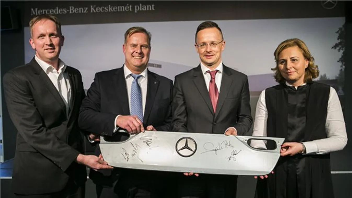Szijjártó: 50 milliárd forintos beruházást valósít meg Kecskeméten a Mercedes-Benz